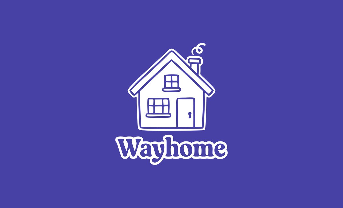 Final WayHome logo lockup
